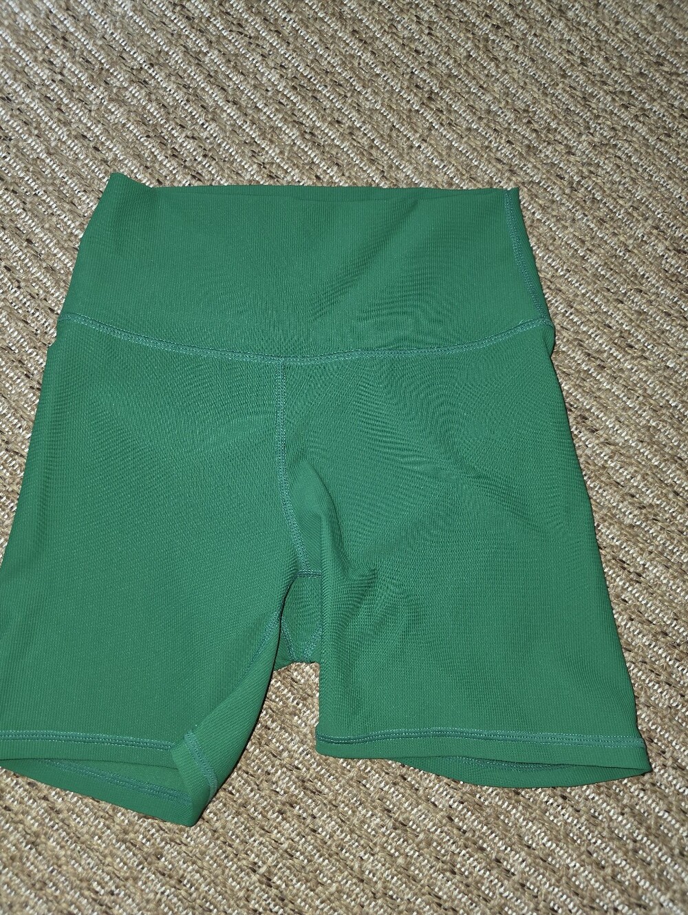 WILO The Label Ribbed Activewear – Small Green Biker Shorts NWOT